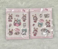 ミルフィー　メゾピアノ　ベリエちゃん　ぷくぷくドロップシール　2枚　ナルミヤ