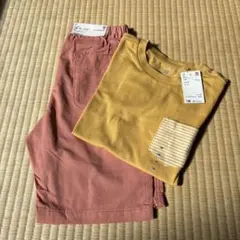 ユニクロ　イージーショートパンツとTシャツセット 130