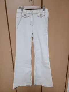 MICHAEL MICHAEL KORSホワイト フレアパンツ 、ジーンズのサムネイル