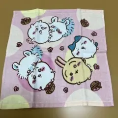 ちいかわ　ハチワレ　うさぎ　モモンガ　タオル　ハンドタオル　ウォッシュタオル