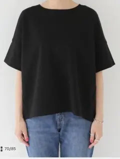 relume ブラック ADDICTポンチクルーネックタックプルオーバー