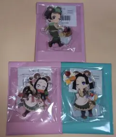 鬼滅の刃 実りの秋まつり アクスタ 炭治郎、禰豆子、アオイ 3点セット