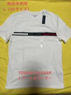 TOMMY HILFIGER ホワイト Tシャツ L （US）新品