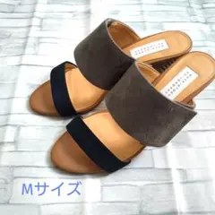 日曜セールMACKINTOSHPHILOSOPHY ミュール グレー・ネイビーのサムネイル