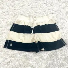 ポロラルフローレン ボーダーショートパンツ XS 部屋着 スウェットパンツ
