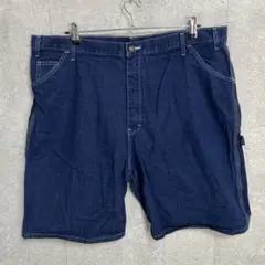 ディッキーズ　ペインターパンツ　ハーフパンツ　ショーツ　ブルーデニム　W42