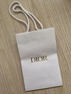 DIOR ホワイト ショップ袋 小型