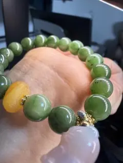 超希少！ムオニナルスタ隕石♡グアテマラ産高品質翡翠♡天然石デザイン 