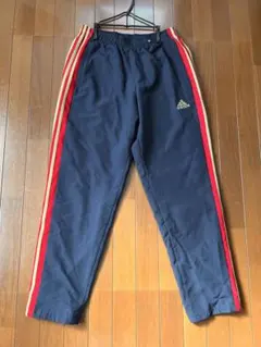 adidas ナイロンパンツ ネイビー