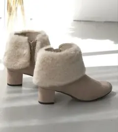 JELLY BEANS 3WAYファーリボンベルトショートブーツ 新品未使用