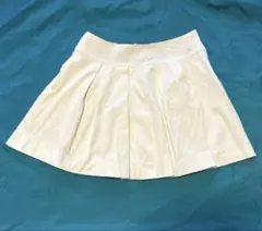 【美品】Burberry バーバリー　プリーツスカート　白　130cm キッズ