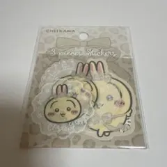 ちいかわ　リボンうさぎ　スマホに貼れるサイズの3枚セットステッカー