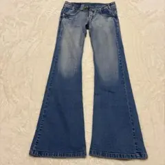 00s archive ogle flare denim pants opium