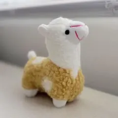 アルパカ ぬいぐるみ キーホルダー付き