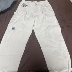 9090白デニムパンツ