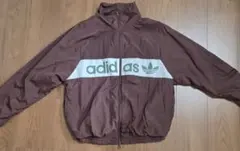 adidas ナイロンジャケット ジャージ上下 セットアップ 上着L ズボンXL
