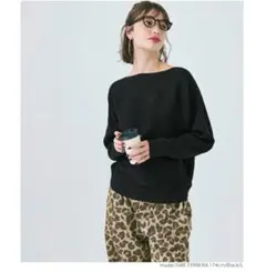 COCA ドルマンスリーブボートネックニット