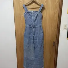 デニムサロペット ライトブルー