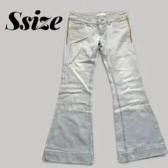 00's y2k 平成ギャル フレアデニム 脚長効果 アイスウォッシュ