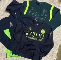 SVOLME スボルメ　ピステ　ジャージ　長袖　　蛍光　セット　トレーニング