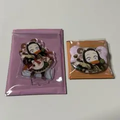 鬼滅の刃 実りの秋まつり2025 アクリルスタンド くま缶バッジ 竈門ねずこ