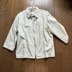 【McGREGOR】ベージュジャケットとチェックのノースリーブのセット　7分袖