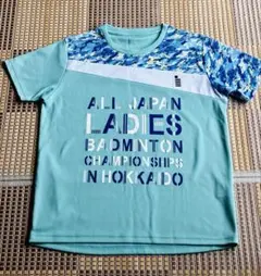 【美品】GOSEN Tシャツ　バドミントン　ユニSサイズ　グリーンのサムネイル