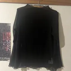 コーエン　シアーシャツ　タートル　黒　ゆったり
