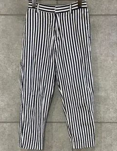 TIGRE BROCANTE アンクル丈 パンツ ヒッコリー ストライプ S