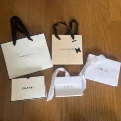 ショップ袋セット（Jill Stuart, Chanel, Dior等）のサムネイル