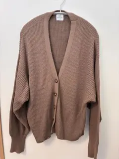 coen ニット Vネックカーディガン フリーサイズ