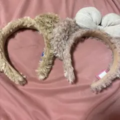 ディズニー　ダッフィー　シェリーメイ カチューシャ　ペア