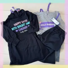 Dolly Ribbon パーカー ワンピース　ズボン　まとめ売り　3点セット