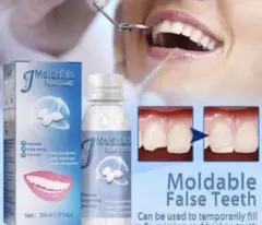 Moldable False Teeth