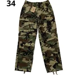 国内完売品] STUSSY WOODLAND CAMO CARGO PANTSのサムネイル