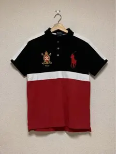 POLO RALPH LAUREN ビッグポニー ポロシャツ ストライプ 刺繍