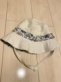 sense of wonder リバティプリント　zoo 日除付き帽子