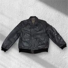 80s A-2 レザー ボンバー フライトジャケット 濃ブラウン USA製 XL