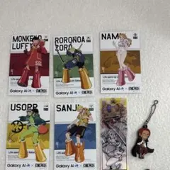 ワンピース グッズ11点セット　カード　しおり　キーホルダー　ラバースタンド