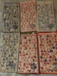 【正規品】　ボンボンドロップシール　サンリオ　文字6枚セット