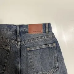 JEANASIS タックデニムワイドパンツ