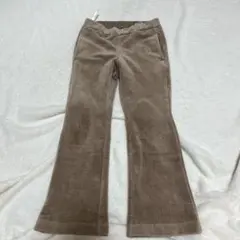 GU 110 コーデュロイフレアパンツ ベージュ