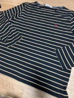 U.S. POLO ASSN. ストライプ長袖カットソー　【1】