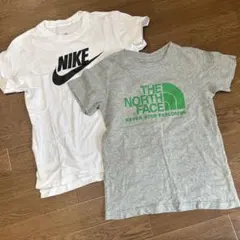 NIKE & THE NORTH FACE Tシャツ 2枚セット