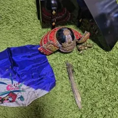 五月人形 兜 金色装飾　美品