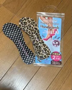 サニースキニー ハッピーインソール 足裏サポート ハニカム ジェル 2足組 中敷のサムネイル
