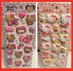 2点♥︎サンリオ日焼けキティ ぷくぷくシール マシュマロシール ボンボンドロップ①