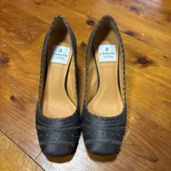 LANVIN en bleu レディースパンプス