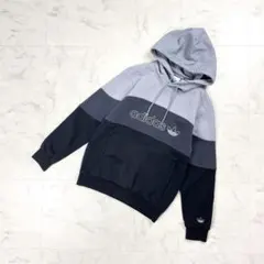 アディダス BX-20 HOODIE 裏起毛パーカー グレー系 S*JD943
