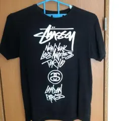超激レアOLD STUSSY Tシャツ90S後期紺タグUSA製（XL）